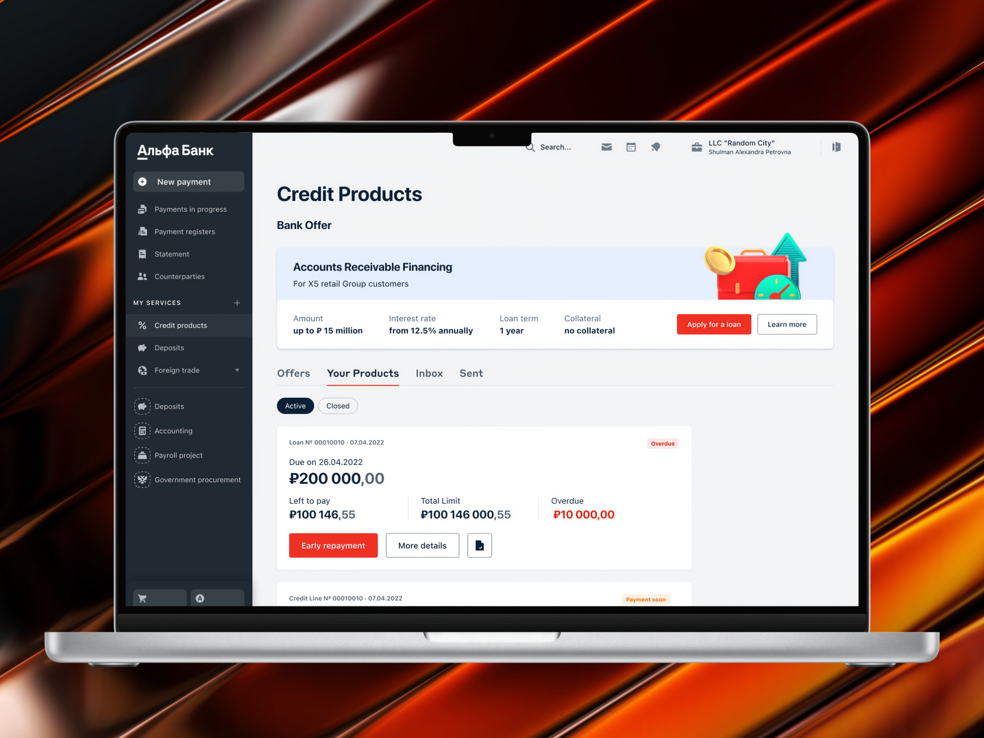 AlfaBank: Credit Journey