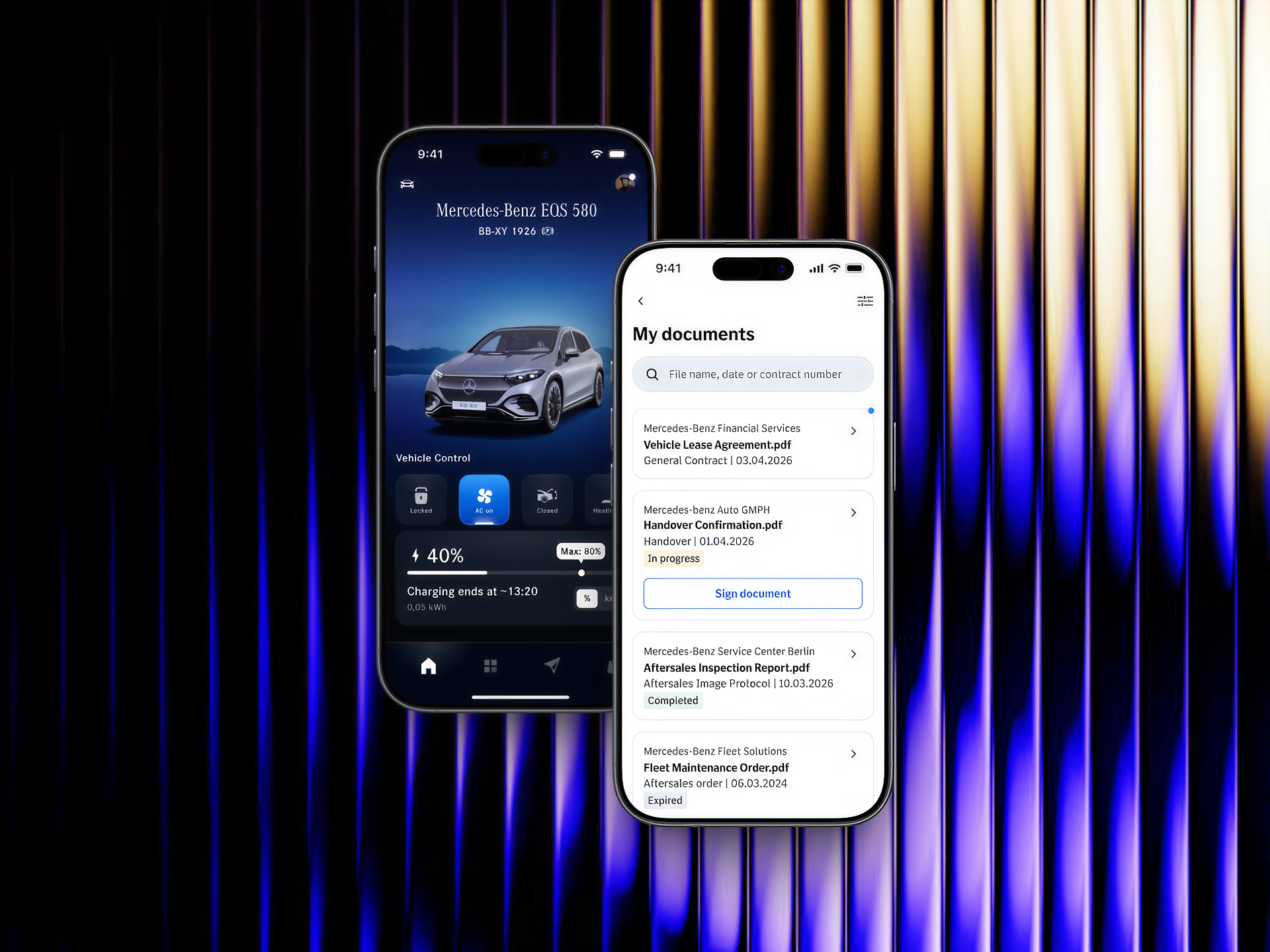 Mercedes Me: My Documents